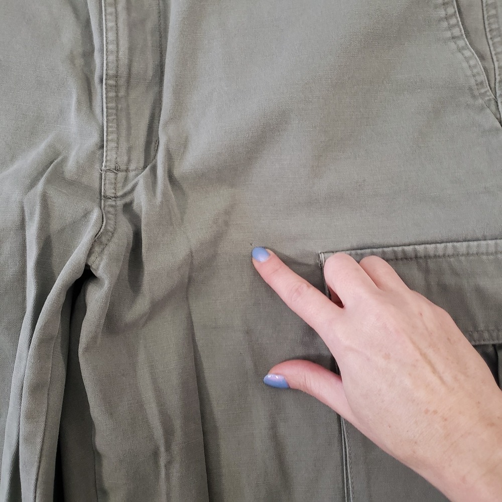 Men's Eddie Bauer Green Cargo Hiking Casual Shorts‎ Size 36 - Picture 9 of 12